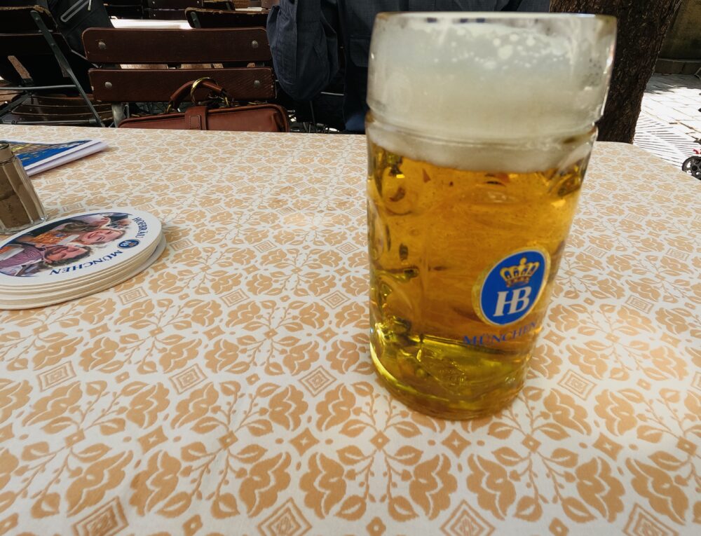 ミュンヘン旅行記　ホフブロイハウス　ビール